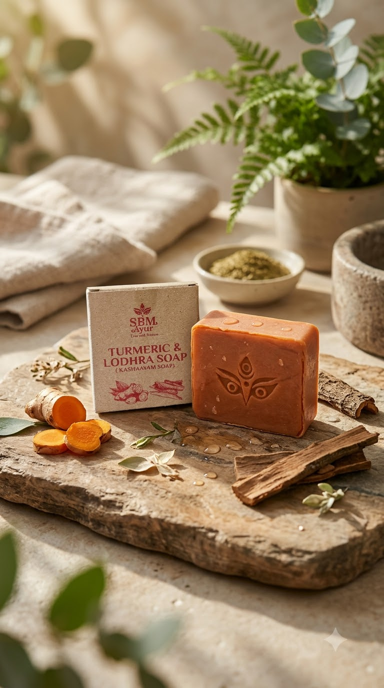 TURMERIC & LODHRA-(KASHAAYAM SOAP)