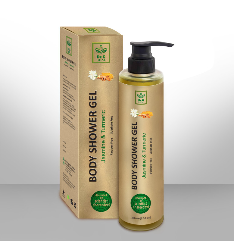 SBM BODY SHOWER GEL - Jasmine & Turmeric